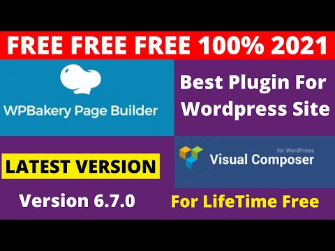 wpbakery page builder free download Visual js composer  wpbakery free download & install latest 2021